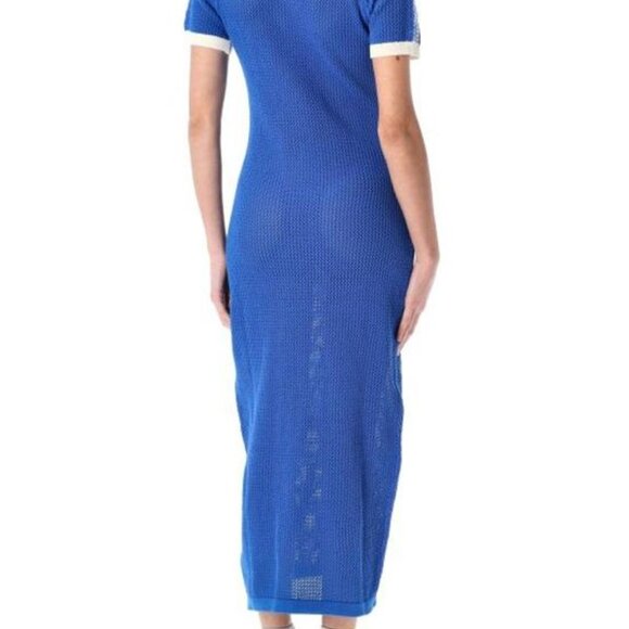 Adidas Originals Premium Crochet Dress Blue - Picture 2 of 3